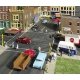 Asphalt Street System -- Straight Sections pkg(10) with Accessories, HO, Walthers Cornerstone 3195
