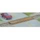 Wood Grade Crossing -- Laser-Cut Wood Kit - Single, HO, Walthers SceneMaster 4158
