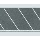Diagonal Parking Space Sheet with Markings -- 39-3/8 x 2-3/8′ 100 x 6cm, HO, Faller Gmbh 170634