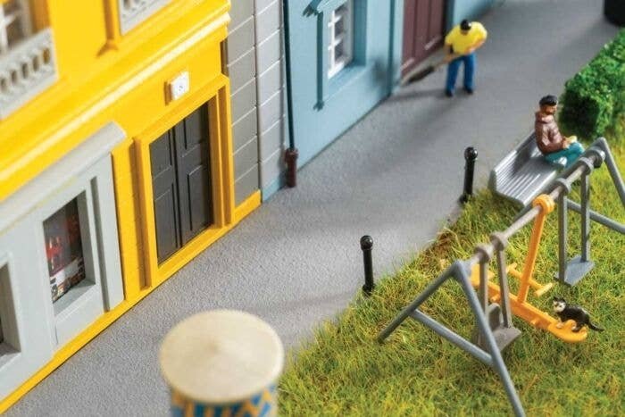 Self-Adhesive Road Surface Sheet -- Fine Asphalt, HO, Faller Gmbh 170314