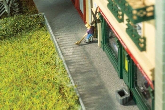 Self-Adhesive Road Surface Sheet -- Coarse Asphalt, HO, Faller Gmbh 170315