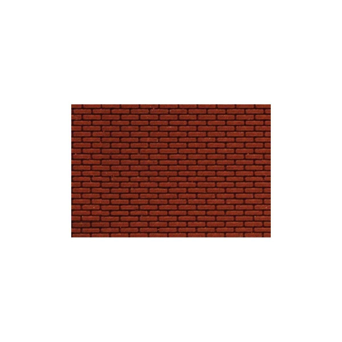 Flexible Dark Red Brick Pavers Sheet pkg(2) -- Small for HO & N Scales - 3-3/4 x 12′ 9, All Scales, Chooch Enterprises 8667
