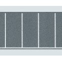Rectangular Parking Space Sheet with Markings -- 39-3/8 x 3-1/8′ 100 x 8cm, HO, Faller Gmbh 170633