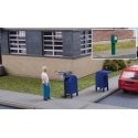 Roadside Mail Boxes and City Mailboxes -- Kit, HO, Walthers SceneMaster 4184