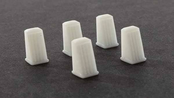 Oil Can Display -- Unpainted 3D Printed Parts pkg(5), HO, All Scale Miniatures 870971