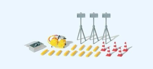 Hydraulic Pump with Shears, Spreaders and Accessories, HO, Preiser Kg 31028