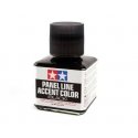 Panel Line Accent Color Wash - 1.35oz 40mL -- Black, ALL, Tamiya Paints 87131