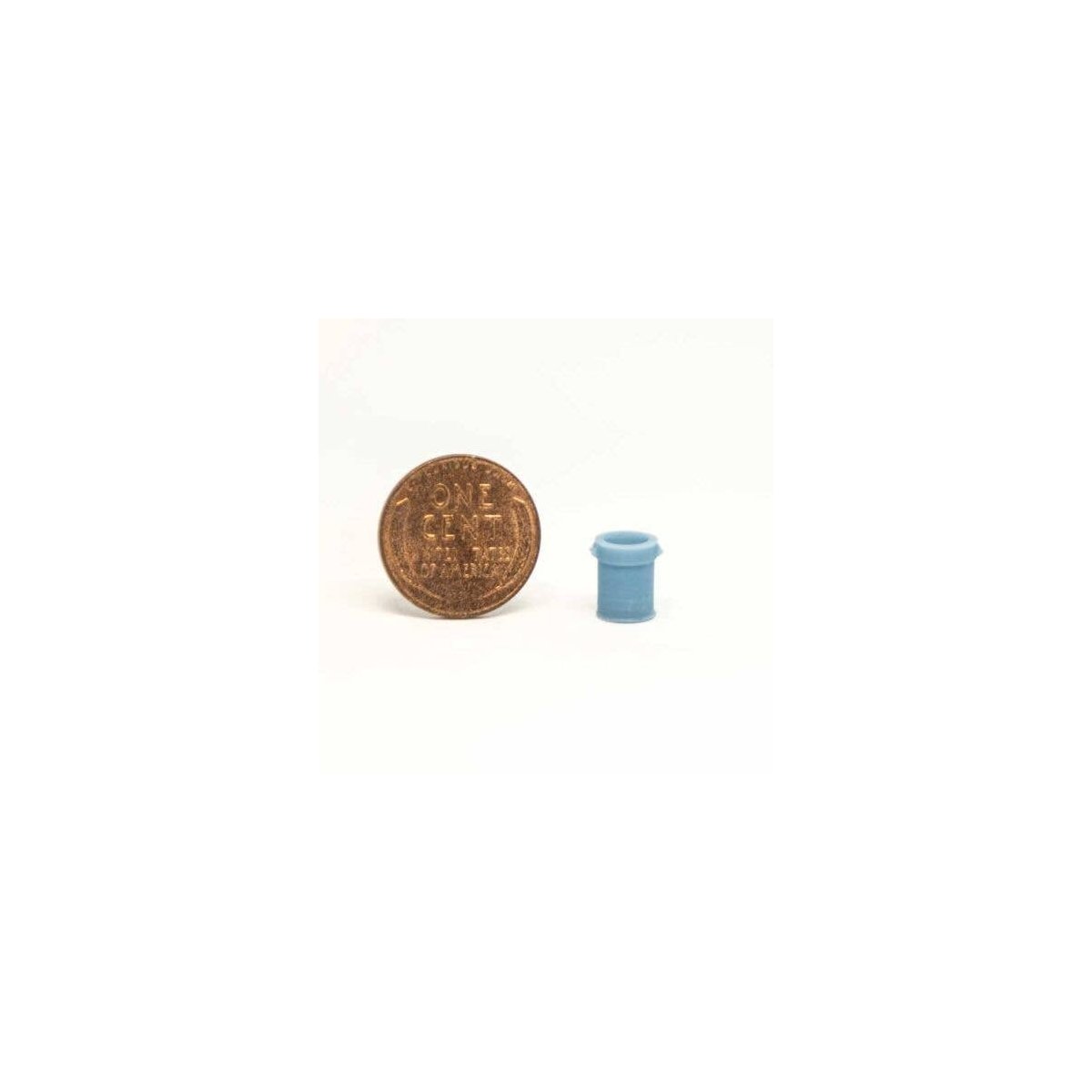 Open-Top Residential Trash Can -- pkg(5), HO, All Scale Miniatures 870830