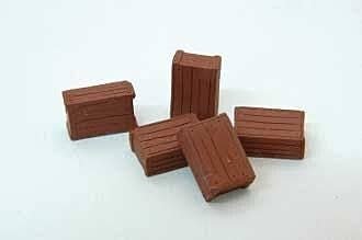 Small Packing Case Crates -- Unpainted Metal Castings pkg(5), HO, Durango Press 156
