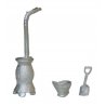 Stove, Hod & Shovel - Kit -- Unpainted, 3-Pieces, HO, Durango Press 155