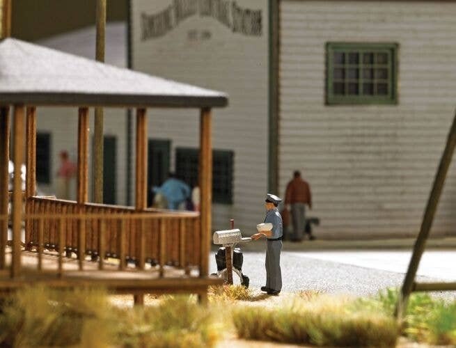 North American-Style Street Signs & Details -- Construction Barricades, Mailboxes, Billboards,, HO, Busch Gmbh & Co Kg 9720