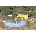 Park Accessories -- Swimming Pool & Accessories, HO, Bachmann Industries 42215