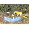 Park Accessories -- Swimming Pool & Accessories, HO, Bachmann Industries 42215