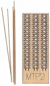 M-Trak 30′ Gauge (Nn30) Mine Track System - Kit (Laser-Cut Wood, Metal) -- Three Flexible 3, N, The N Scale Architect 20015