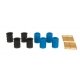 8 Drums & 2 Pallets, HO, All Scale Miniatures 871946