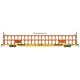 89′ Flatcar w/Tri-Level Open Auto Rack - Ready to Run -- Denver & Rio Grande Western(TM) 802868, HO, WalthersMainline 8208