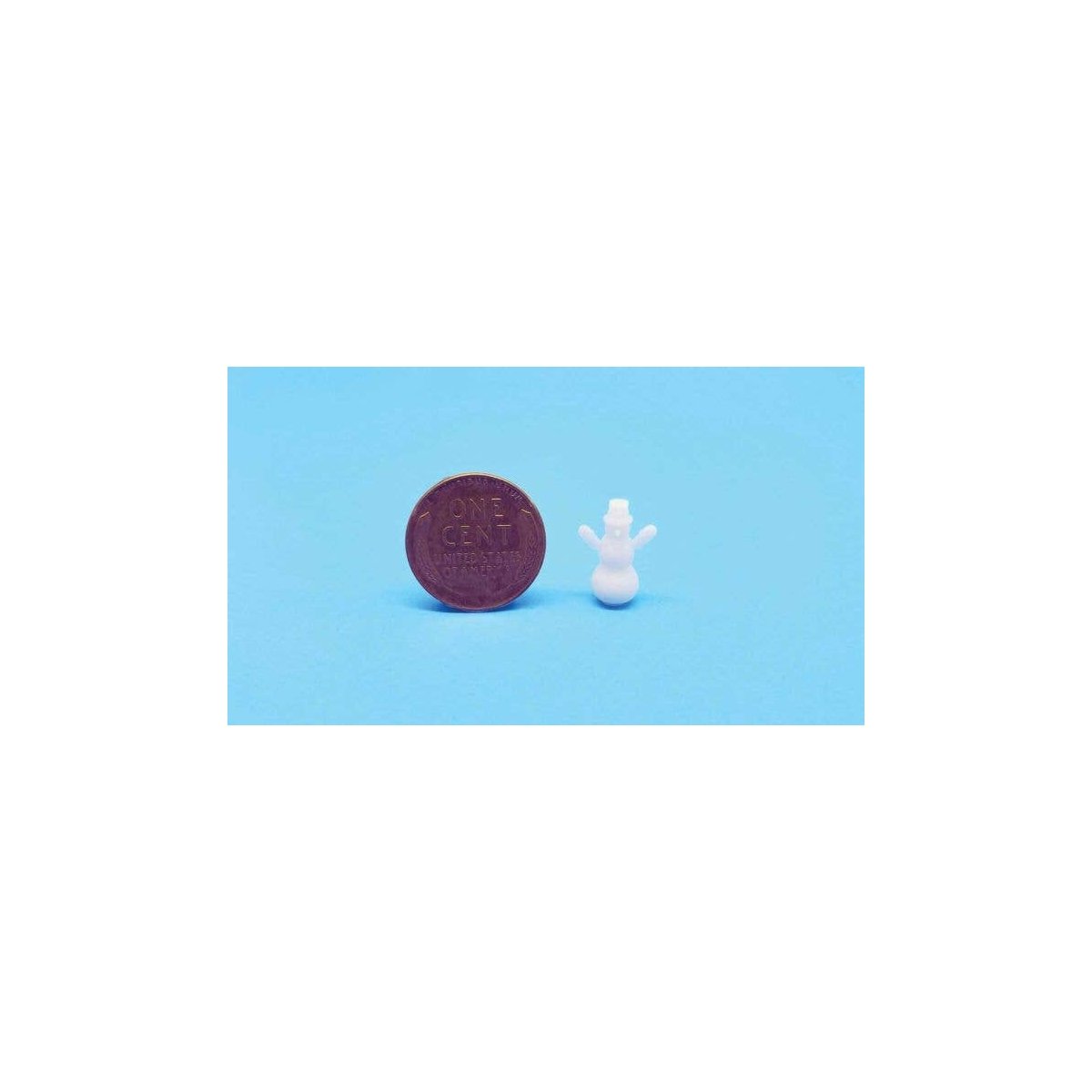 Snowman -- Unpainted pkg(5), HO, All Scale Miniatures 8701029