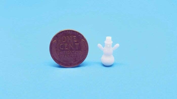 Snowman -- Unpainted pkg(5), HO, All Scale Miniatures 8701029