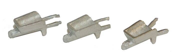 Wheelbarrow - Kit -- Unpainted pkg(3), HO, Durango Press 152
