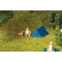 Tents -- Blue pkg(4), HO, Faller Gmbh 180003