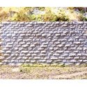 Cut Stone Retaining Wall -- Medium - 6-3/4 x 3-1/2′ 17.1 x 8.9cm, All Scales, Chooch Enterprises 8312