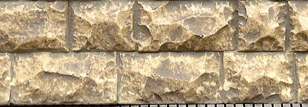 Flexible Cut Stone Wall w/Self-Adhesive Backing -- Large Stones - 13-3/4 x 3-1/2′ 34., All Scales, Chooch Enterprises 8264