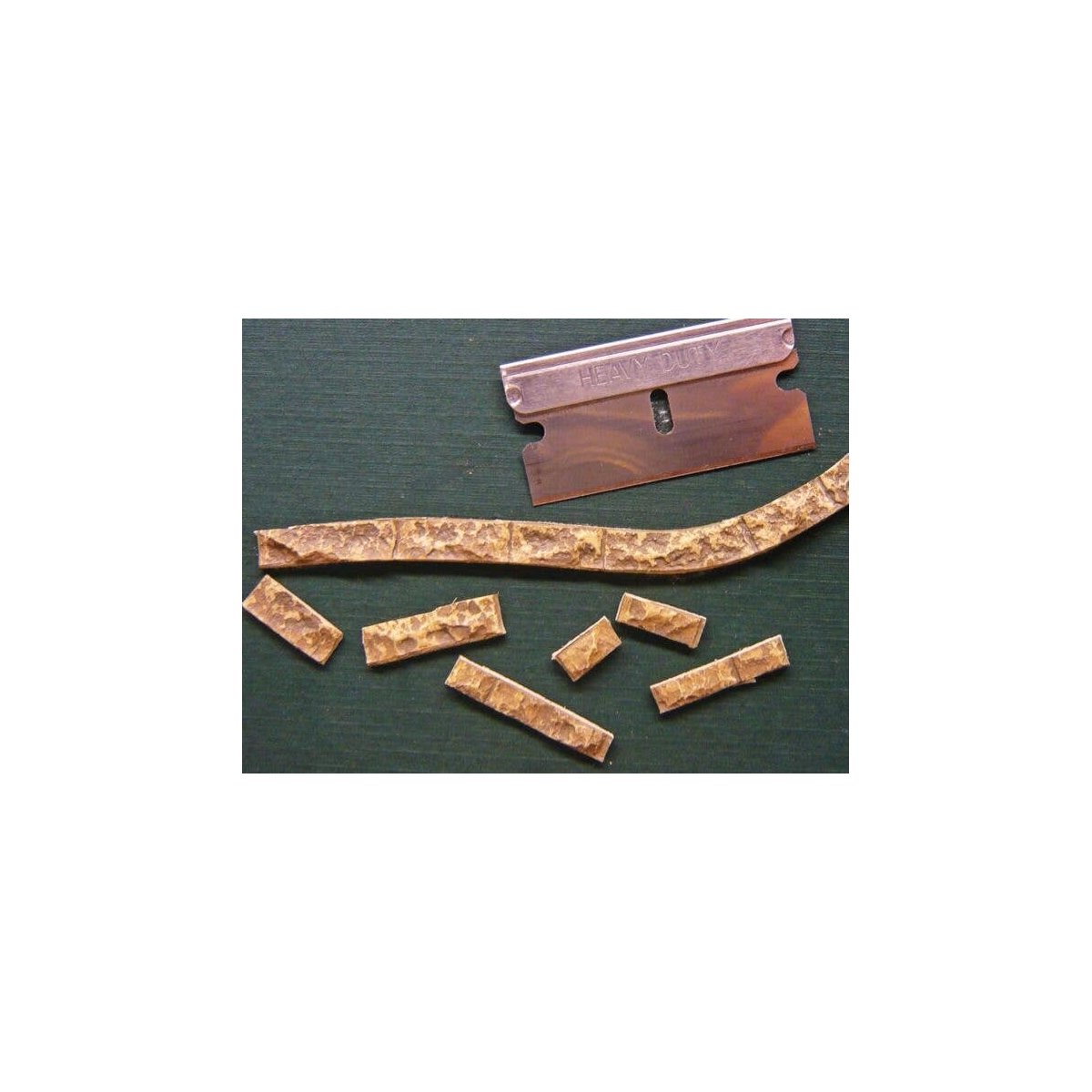 Flexible Random Stone Wall w/Self-Adhesive Backing -- Small Stones 13 x 3-1/2′ 33 x 8, All Scales, Chooch Enterprises 8250