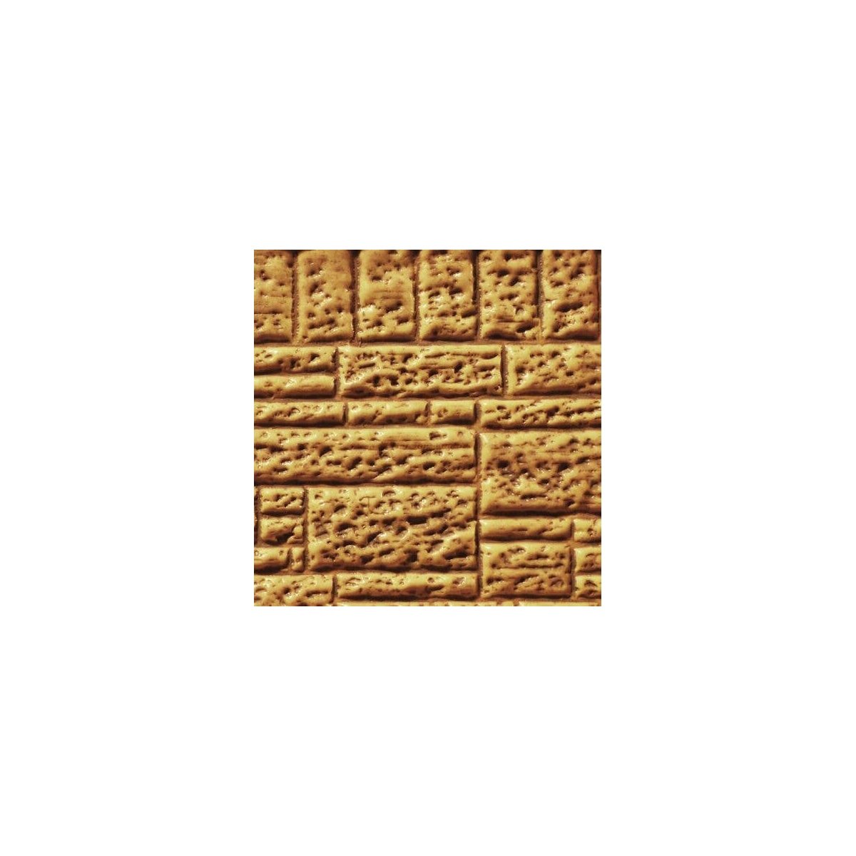 Flexible Block Wall Sheet -- Large for HO, S & O Scales, All Scales, Chooch Enterprises 8528