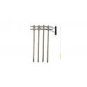 Pre-Wired Poles - Utility System -- Double Crossbar, N, Woodland Scenics 2251