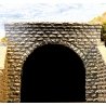 Double Track Cut Stone Tunnel Portal -- 3-1/2 x 3-29/32′ 8.7 x 9.7cm pkg(2), N, Chooch Enterprises 9750