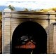 Double Track Concrete Tunnel Portal 2-Pack -- 3-3/4 x 3-29/32′ 9.3 x 9.7cm, N, Chooch Enterprises 9730