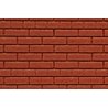 Flexible Dark Red Brick Wall Sheet 2-Pack -- Large for HO, S & O Scales - 3-3/4 x 12′ , All Scales, Chooch Enterprises 8625