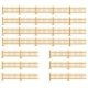 Wooden Picket Fence - Kit, HO, Faller Gmbh 180415