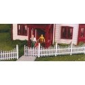 Ornate Picket Fence - Kit -- 170` Scale, 23-1/2` 59.7cm, HO, Monroe Models 2308