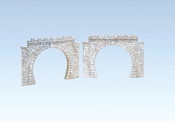 Tunnel Portals -- 2-Track pkg(2), HO, Faller Gmbh 120565