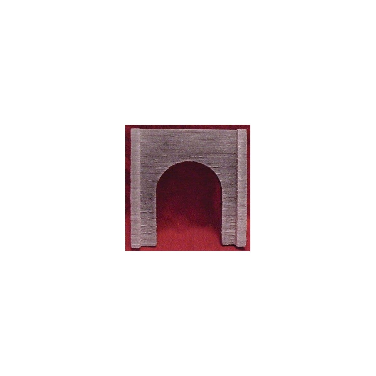 Tunnel Portal - Single Track -- Concrete 4-3/4 x 4-3/4′ 11.5 x 11.5cm, HO, Pre-Size Model Specialities 113