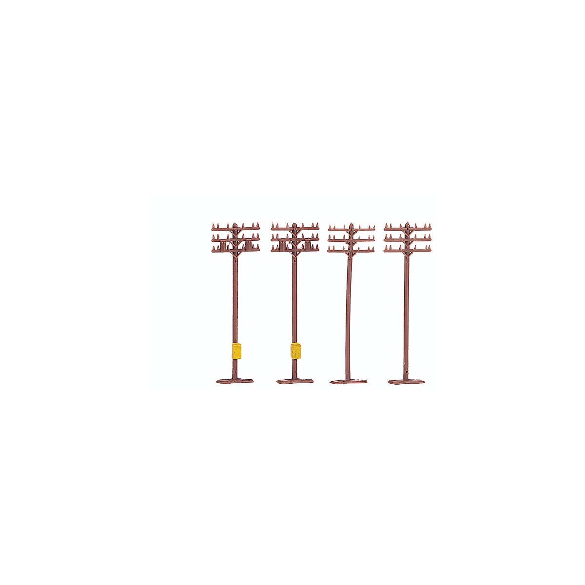 Telephone Poles pkg(12), N, Bachmann Industries 42506