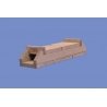 Concrete Box Culvert -- 2-7/8 x 3/4 x 1/2′ 7.3 x 1.9 x 1.3cm, HO, Blair Line 2808
