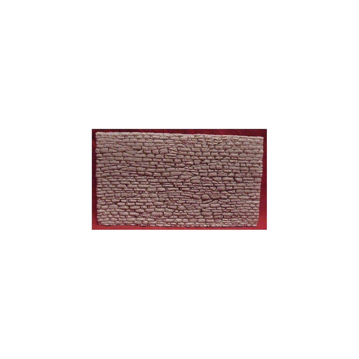 Retaining Wall -- Random Stone 6-1/4 x 3-1/2′ 15.5 x 8.5cm, HO, Pre-Size Model Specialities 111