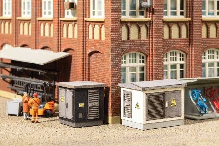 Transformer Cabinets - Laser-Cut Minis Kit -- 2 Different Cabinets, TT, Noch Gmbh & Co 14439