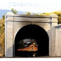 Double-Track Concrete Tunnel Portal -- 6-5/8 x 5-1/4′ 16.8 x 13.3cm, HO, Chooch Enterprises 8330