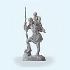 Statue -- Saint Christopher, HO, Preiser Kg 29102