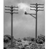 Telephone Poles, N, Atlas Model Railroad Co. 2801