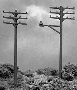 Telephone Poles, N, Atlas Model Railroad Co. 2801