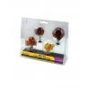 Scene-A-Rama(TM) Diorama Trees -- Autumn Trees pkg(4) - 2 to 3′ 5.1 to 7.6cm, HO, Woodland Scenics 4153