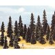 Pine Tree Assortment -- 2-3/8 to 4-11/32′ 6 to 11cm pkg(100), All Scales, Busch Gmbh & Co Kg 6499