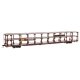 89′ Flatcar w/Tri-Level Open Auto Rack - Ready to Run -- Southern Pacific(TM) Rack St. Louis Southwestern(TM) Flatcar 84785, H