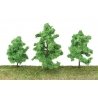 Spring Trees pkg(10) -- 3-3/8 to 5-1/2′ 8 to 14cm w/Pin Base, All Scales, Walthers SceneMaster 1183