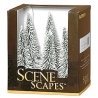 Snow-Covered Winter Pine Trees - SceneScapes(TM) -- 5 to 6′ 12.7 to 15.2cm pkg(6), HO, Bachmann Industries 32002