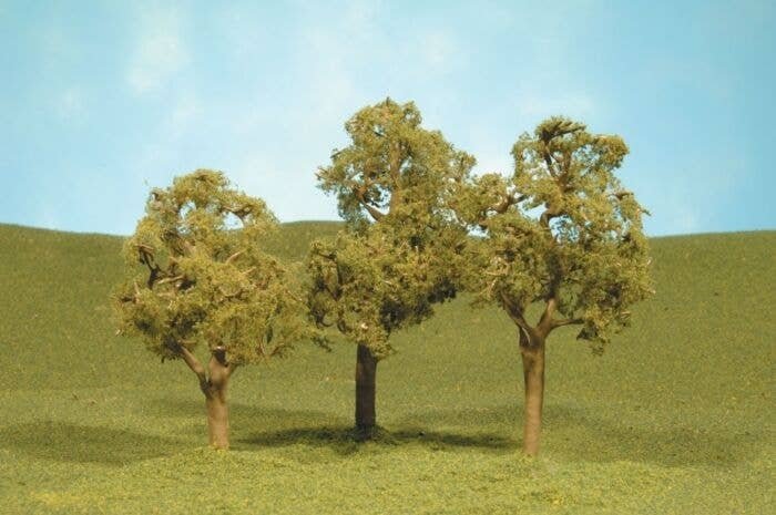 Elm Trees - SceneScapes(TM) -- 3 to 4′ 7.6 to 10.2cm pkg(3), HO, Bachmann Industries 32008